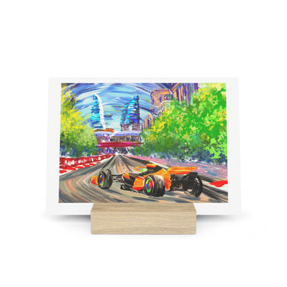 Mclaren Baku GP F1 Academy - Card with Stand