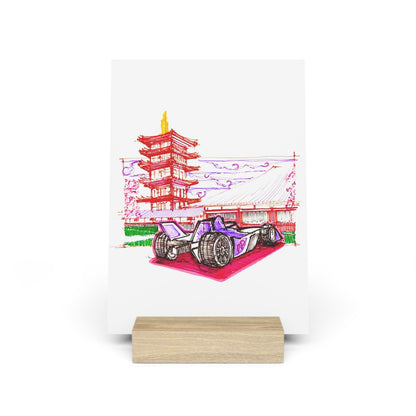 Tokyo E-Prix - Card with Stand