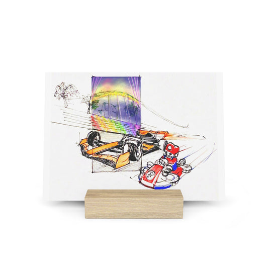 Rainbow Road - Card with Stand