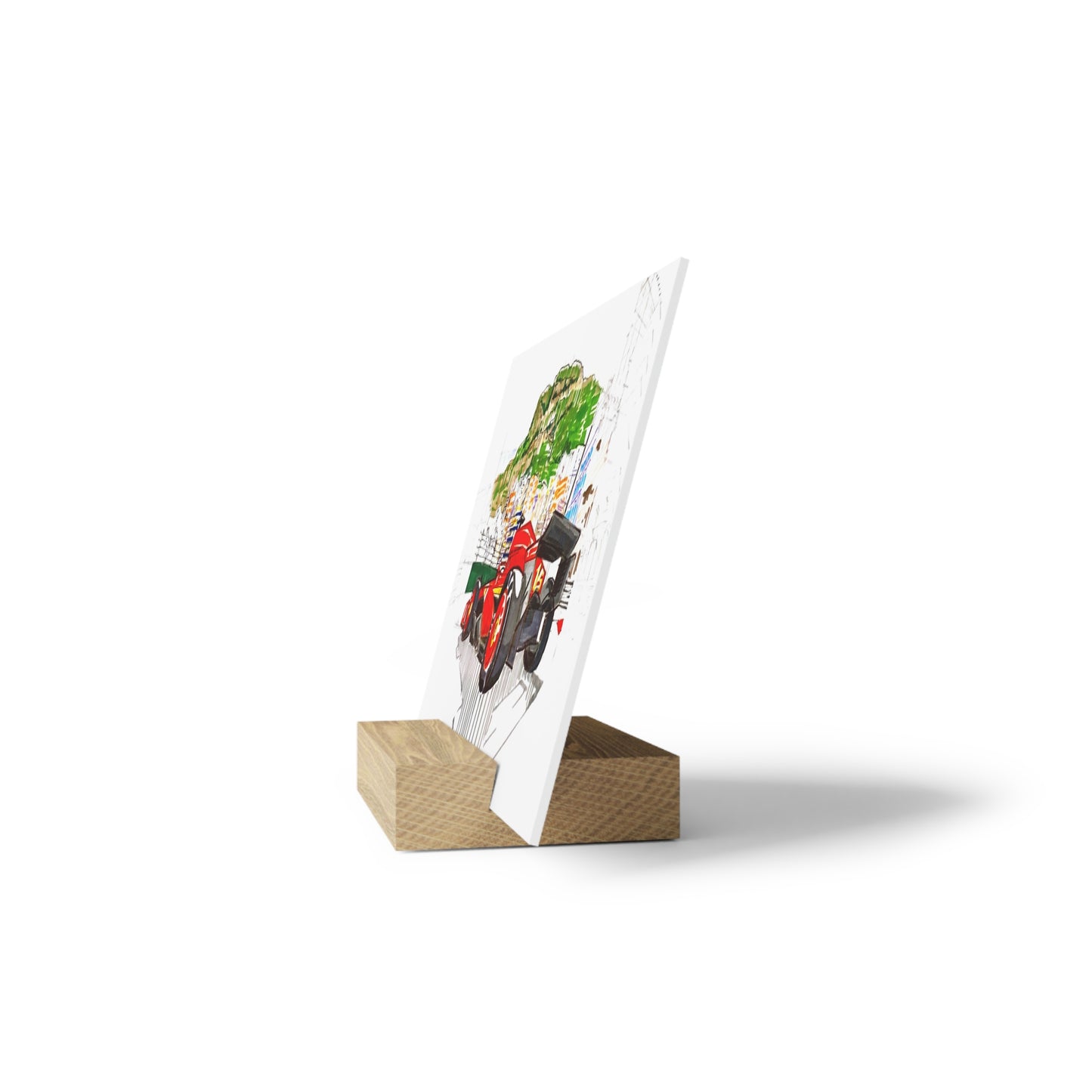 Charles Leclerc Monaco Grand Prix - Card with Stand