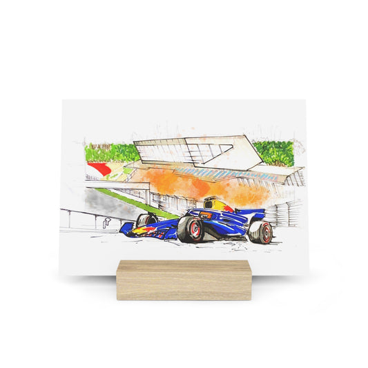 Austrian GP RBR - Card with Stand