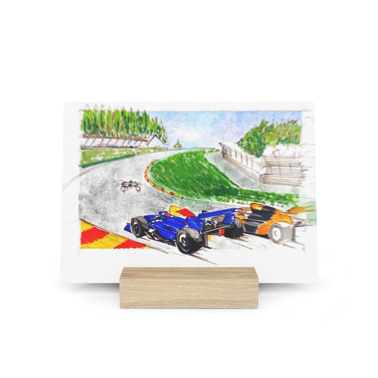 SPA Belgium GP Design 1 - Card with Stand