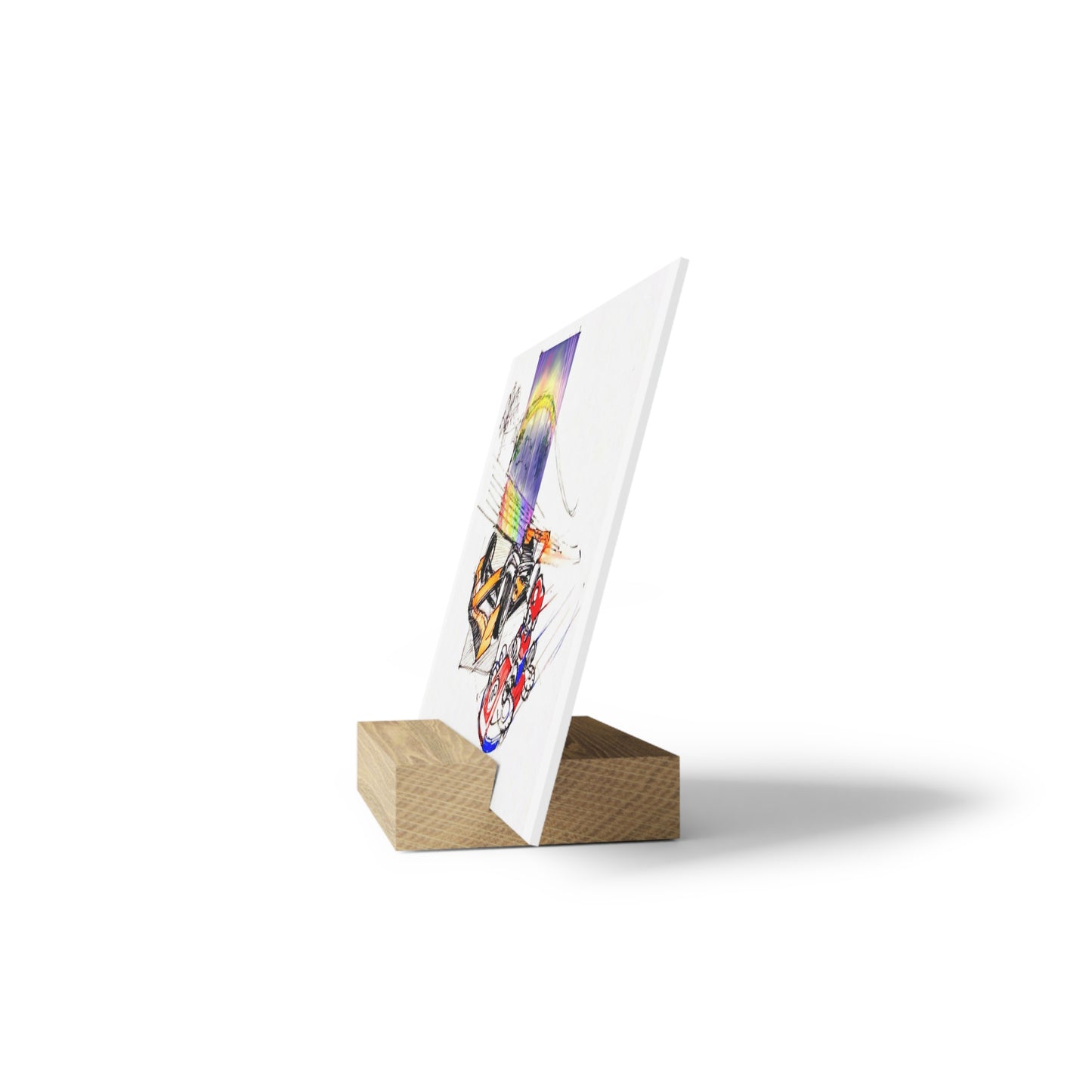 Rainbow Road - Card with Stand